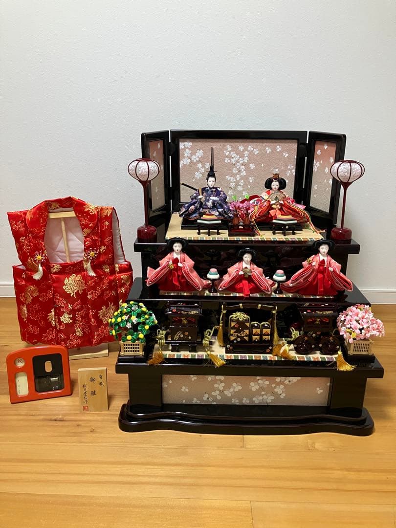 ひな祭り 伏見屋3段雛人形セット 送料込み