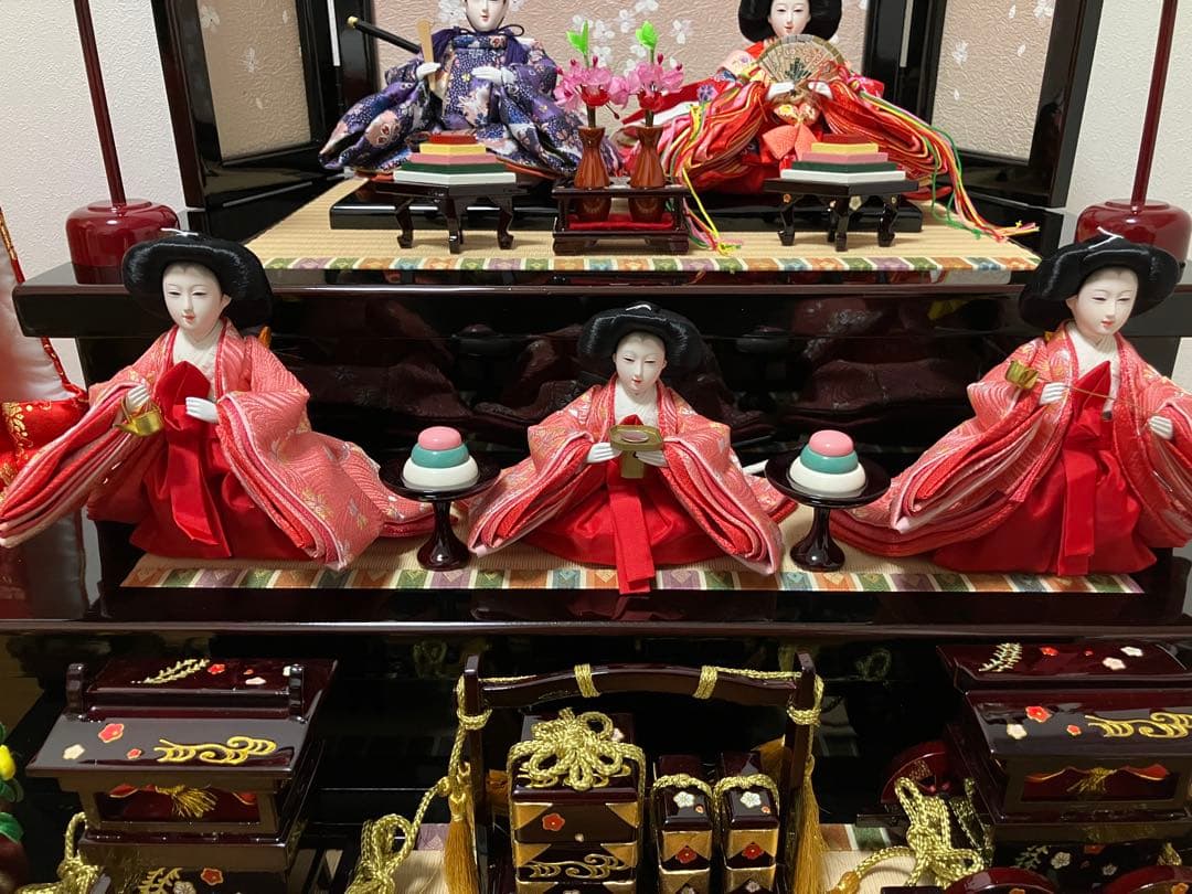 ひな祭り 伏見屋3段雛人形セット 送料込み