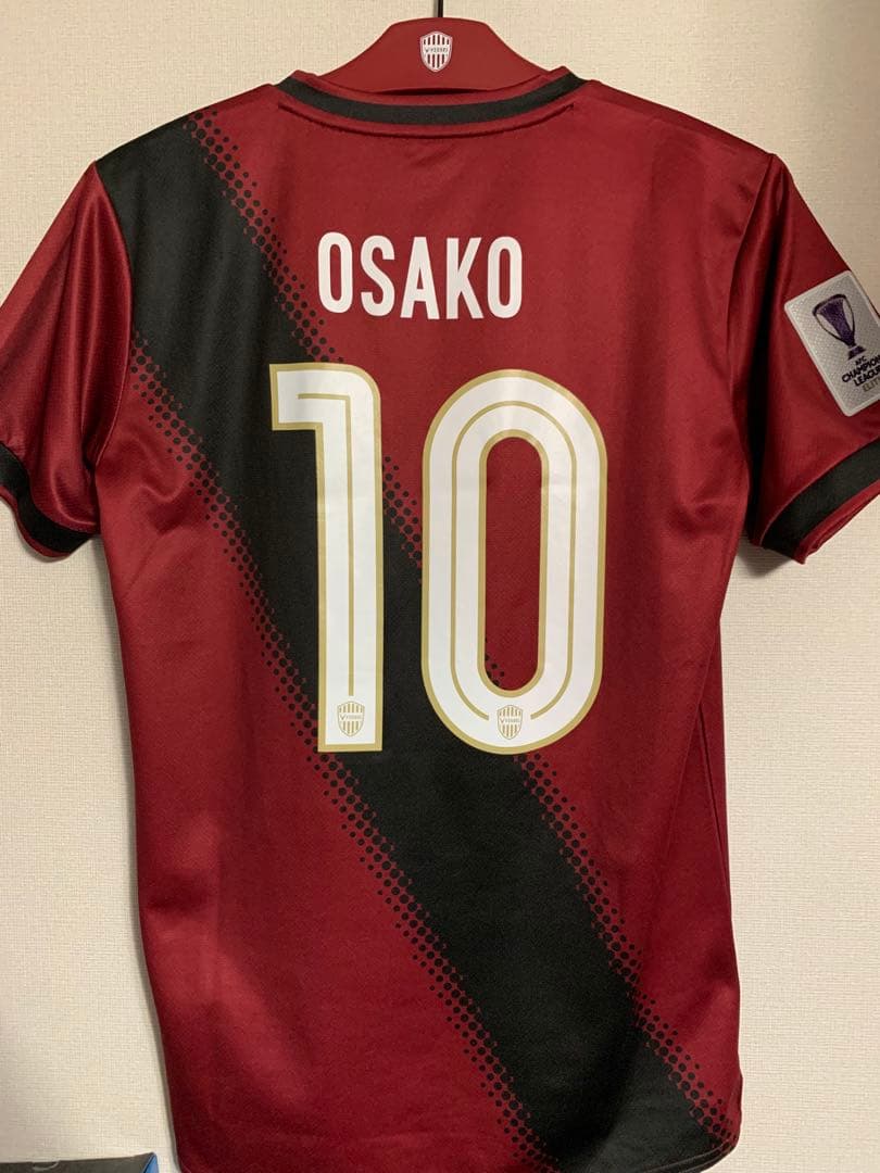 ヴィッセル神戸 ACLE 1stレプリカユニフォーム Lサイズ #10 大迫勇也