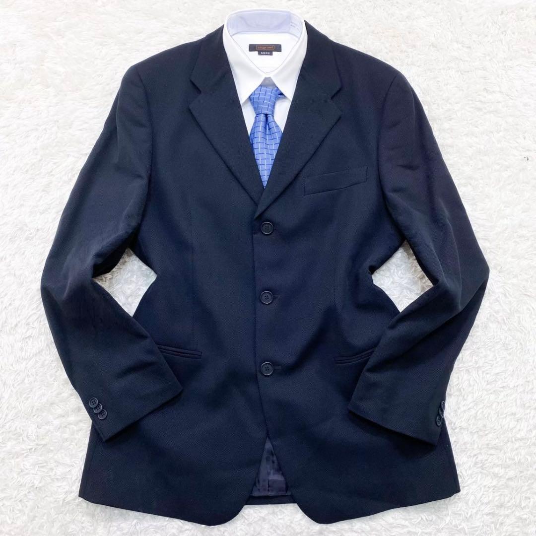 エンポリオアルマーニ スーツ セットアップ シングル ネイビー 3B ウール M