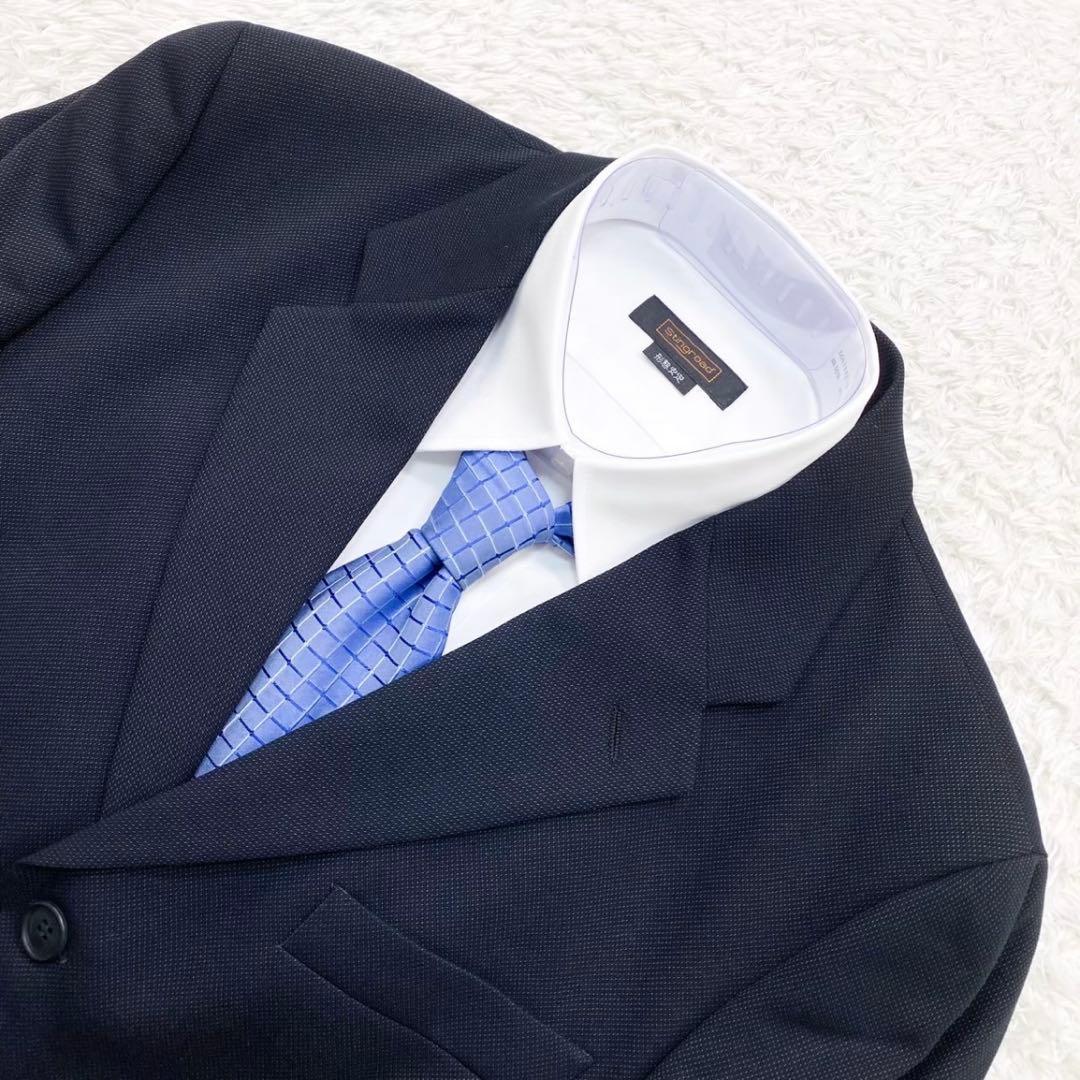 エンポリオアルマーニ スーツ セットアップ シングル ネイビー 3B ウール M