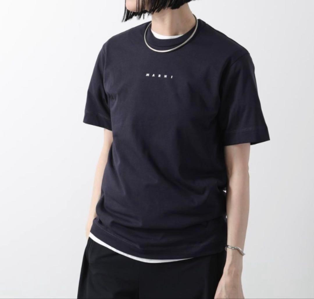 新品 MARNI マルニ ロゴ キッズ Tシャツ 12Y Sサイズ相当0M803