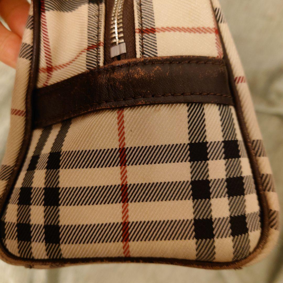 BURBERRY チェック柄ハンドバッグ