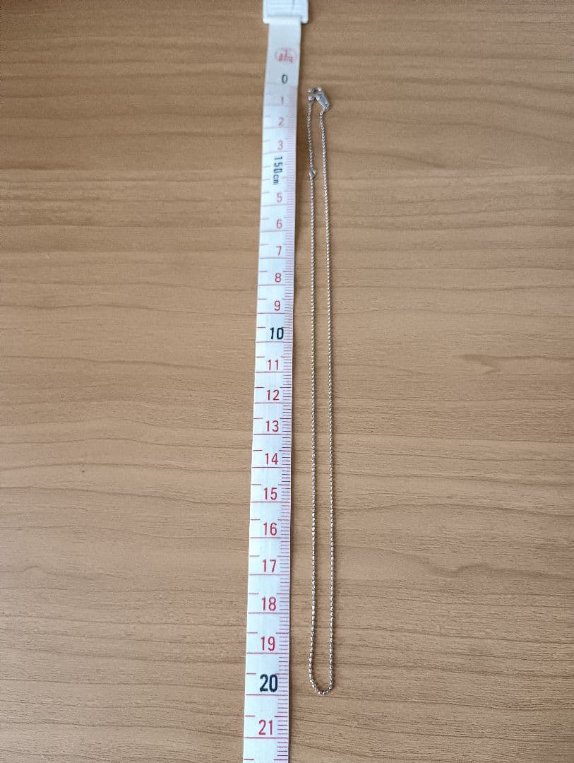 14金ホワイトゴールドチェーン