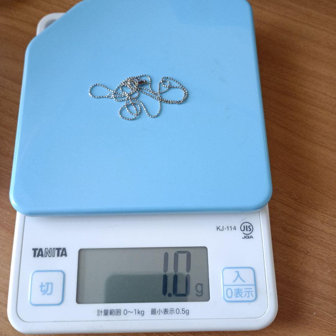 14金ホワイトゴールドチェーン