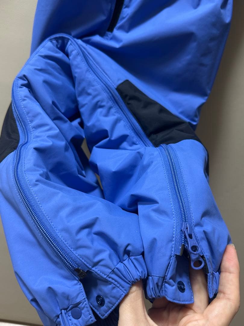 THE NORTH FACE 子ども用スキーウェア 黒/青