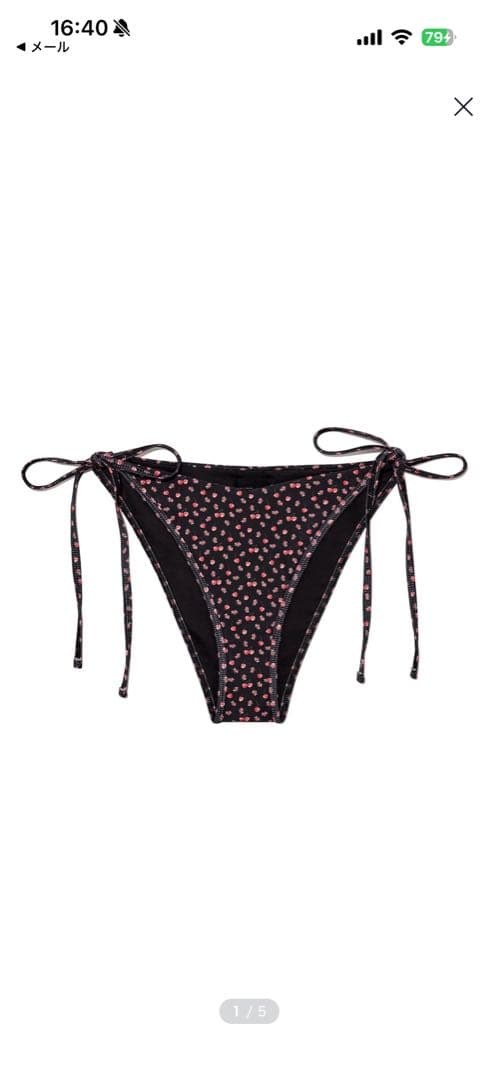 今だけ値下げ⭐︎新品未使用GLOWNY BLACK CHERRY BIKINI