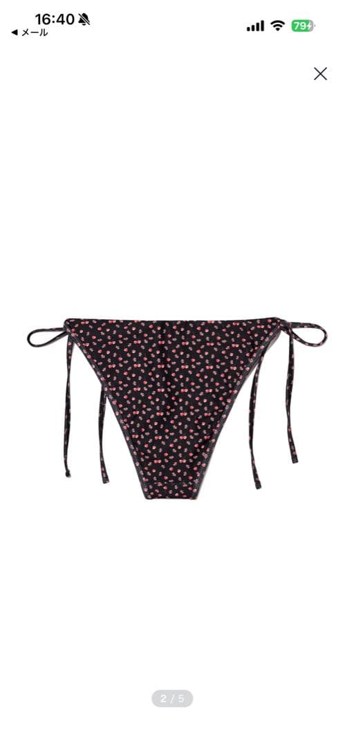 今だけ値下げ⭐︎新品未使用GLOWNY BLACK CHERRY BIKINI