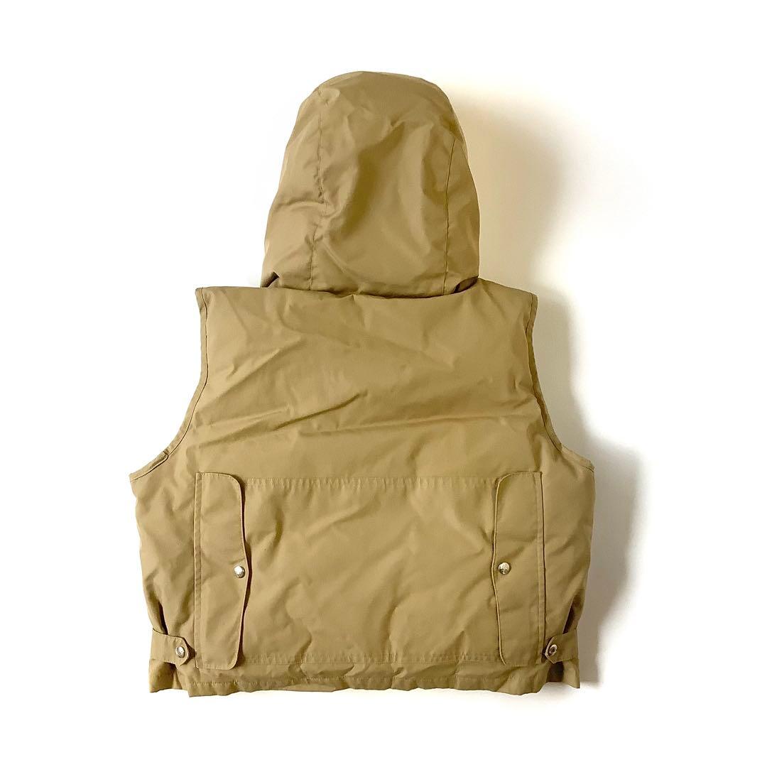 80s nature フード付き ダウンベスト グッドデザイン！
