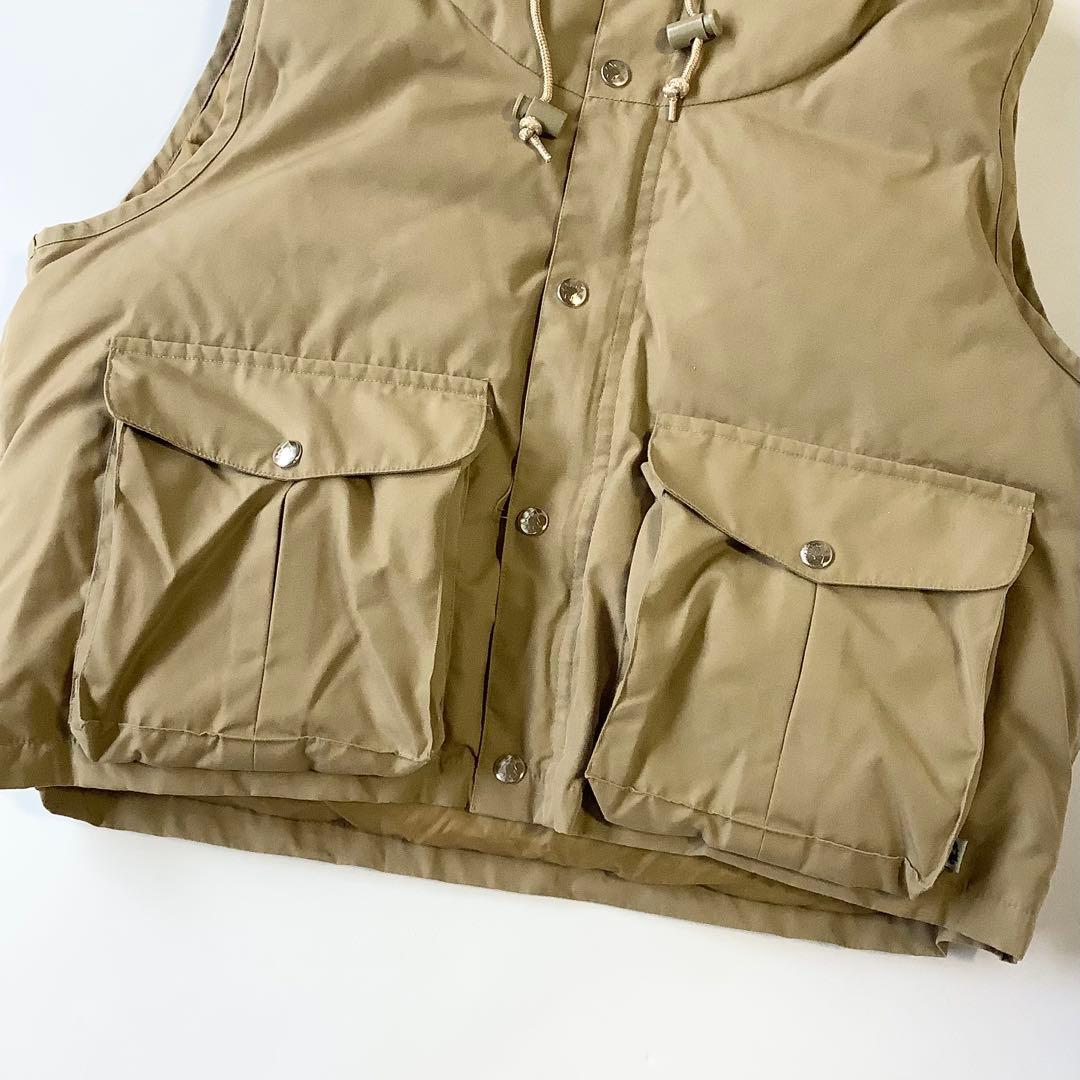 80s nature フード付き ダウンベスト グッドデザイン！
