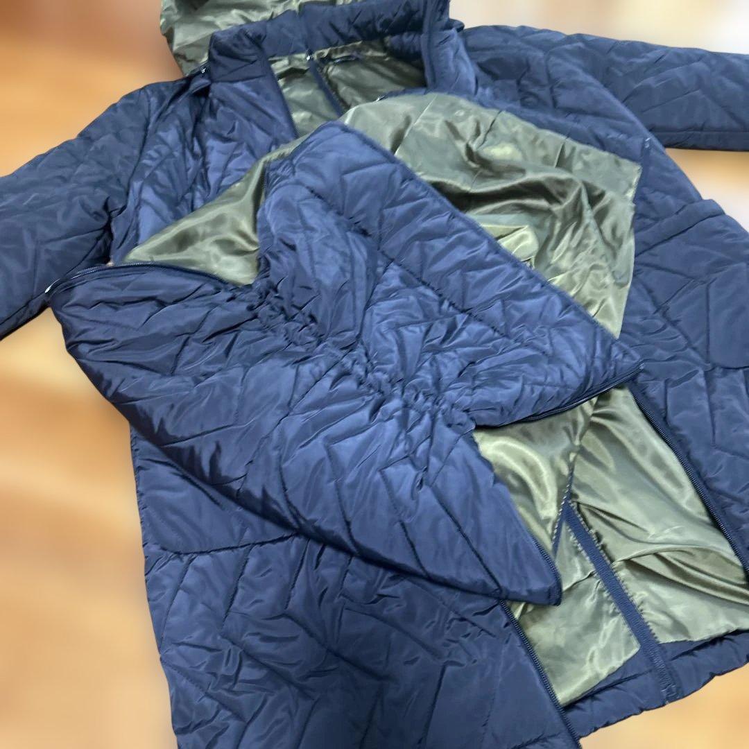 Milk tea ステラ4way中綿ロングママコート おんぶ 抱っこ ダッカー付