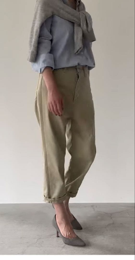 マディソンブルー　完売　ベージュパンツ