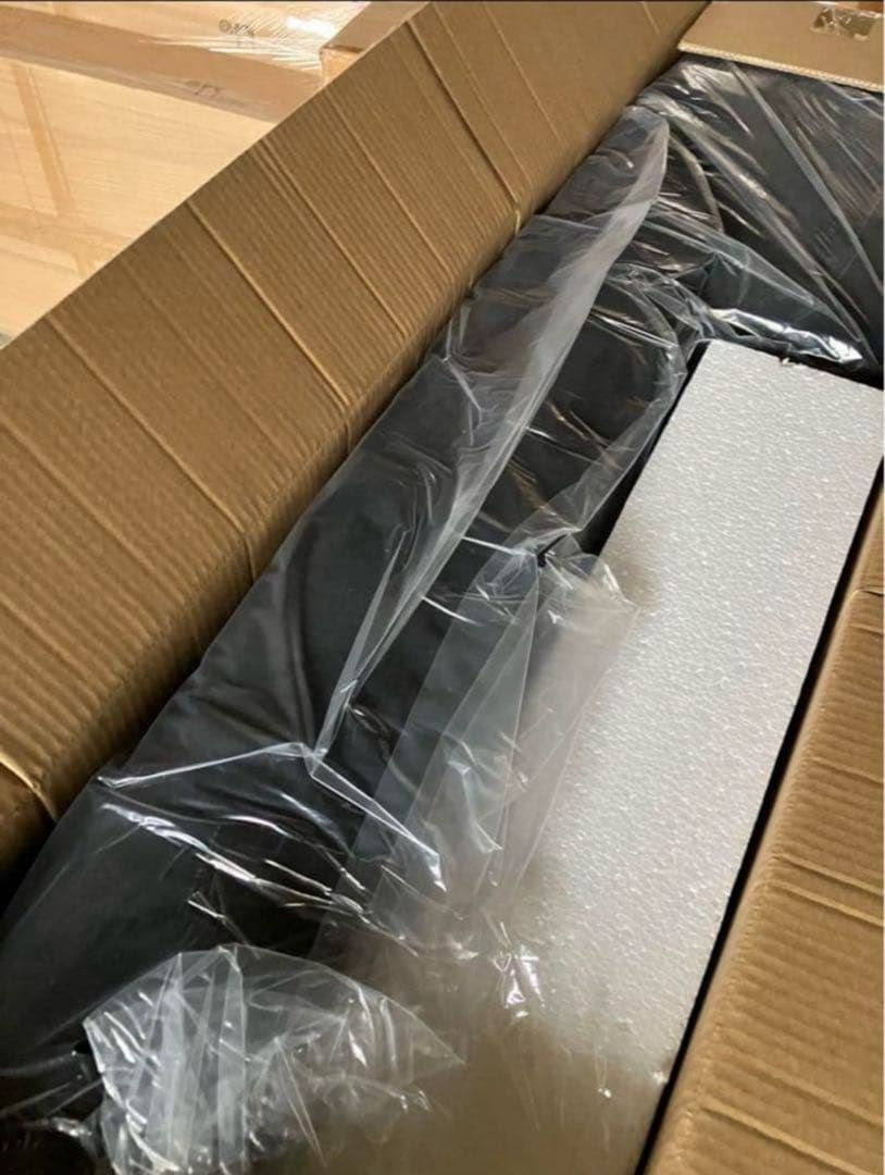 清水さん専用カウチソファベッド　ベット　セミダブル　クッション付き　ブラック