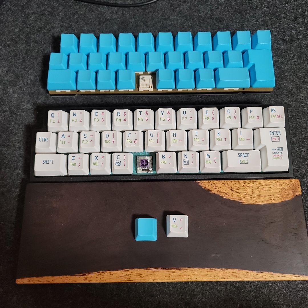自作キーボード nomu30 limited edition ＋ 予備基板