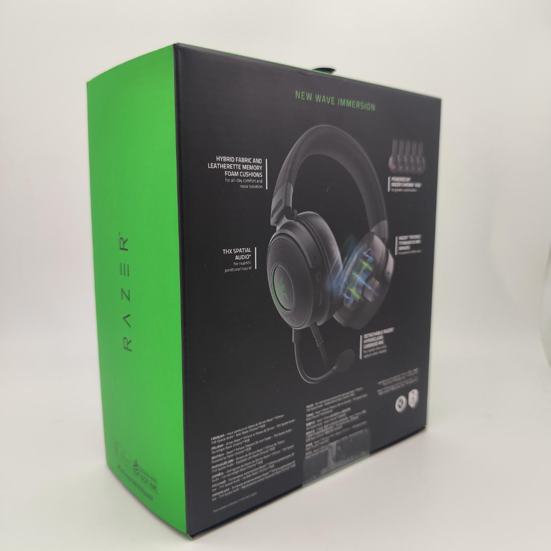 Razer Kraken V3 ゲーミングヘッドセット USB ブラック 高音質