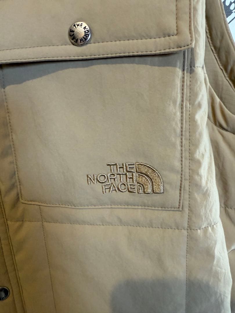 THE NORTH FACE ベージュ キルティングベスト