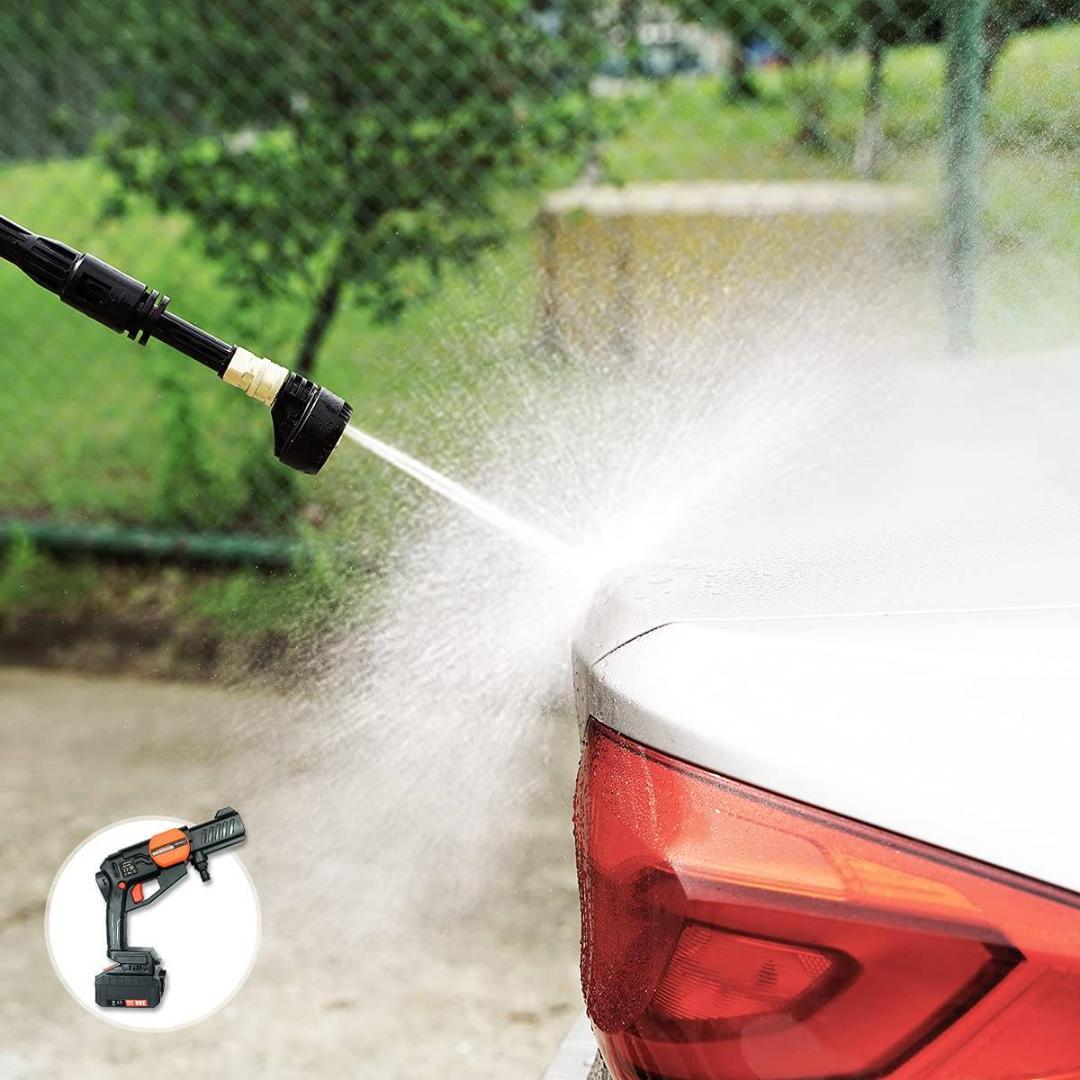 コードレス 高圧洗浄機 洗車フォームモード 多機能ノズル