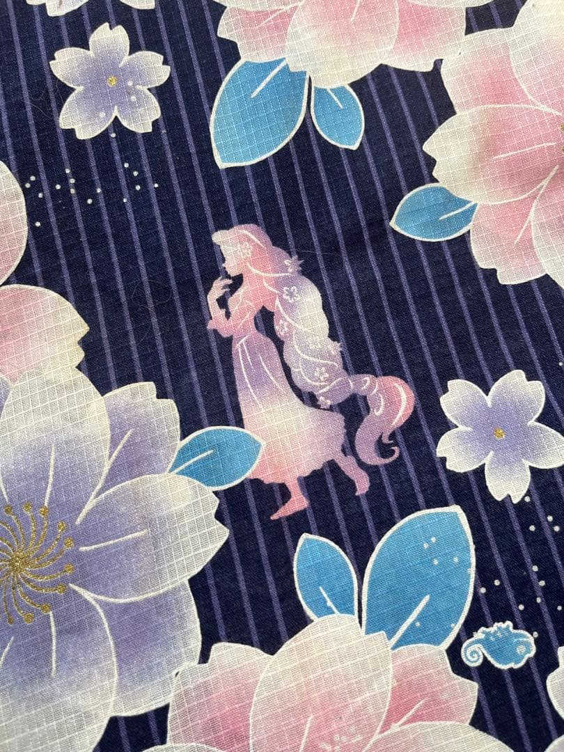 特別セール‼️ディズニーラプンツェル浴衣、帯セットコメントで1000円引き