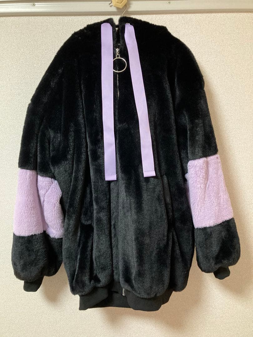 TRAVAS TOKYO ハイネックファーパーカー ファーブルゾン