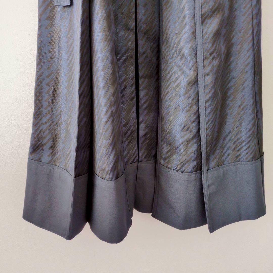 3.1フィリップリム 24AW 半袖 ワンピース ドレス ジャガード 紺色 2