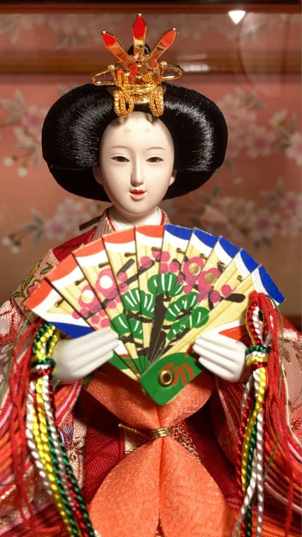 【一点限り】雛人形　ケース飾り　K16