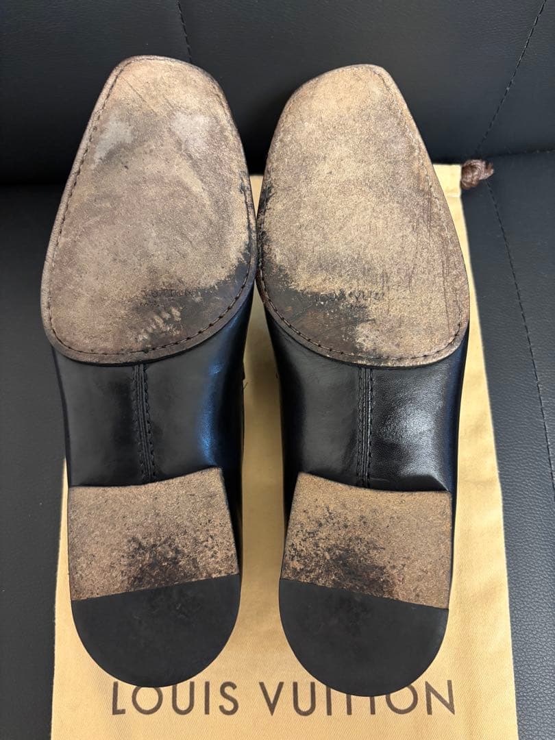 LOUIS VUITTON ルイヴィトン　ダミエローファーシューズ　24.5㎝
