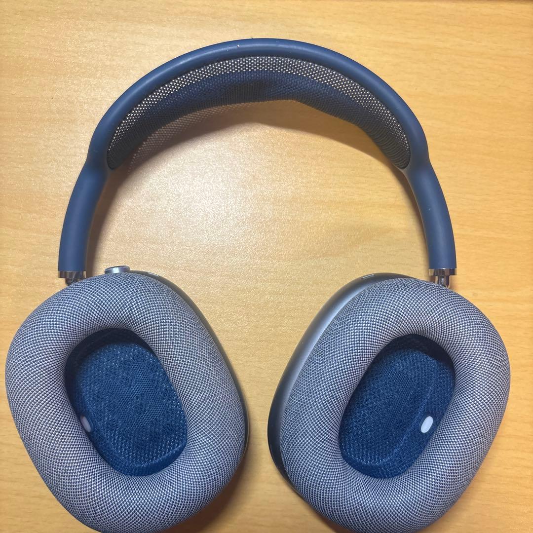 AirPods Maxブルー、外箱付き