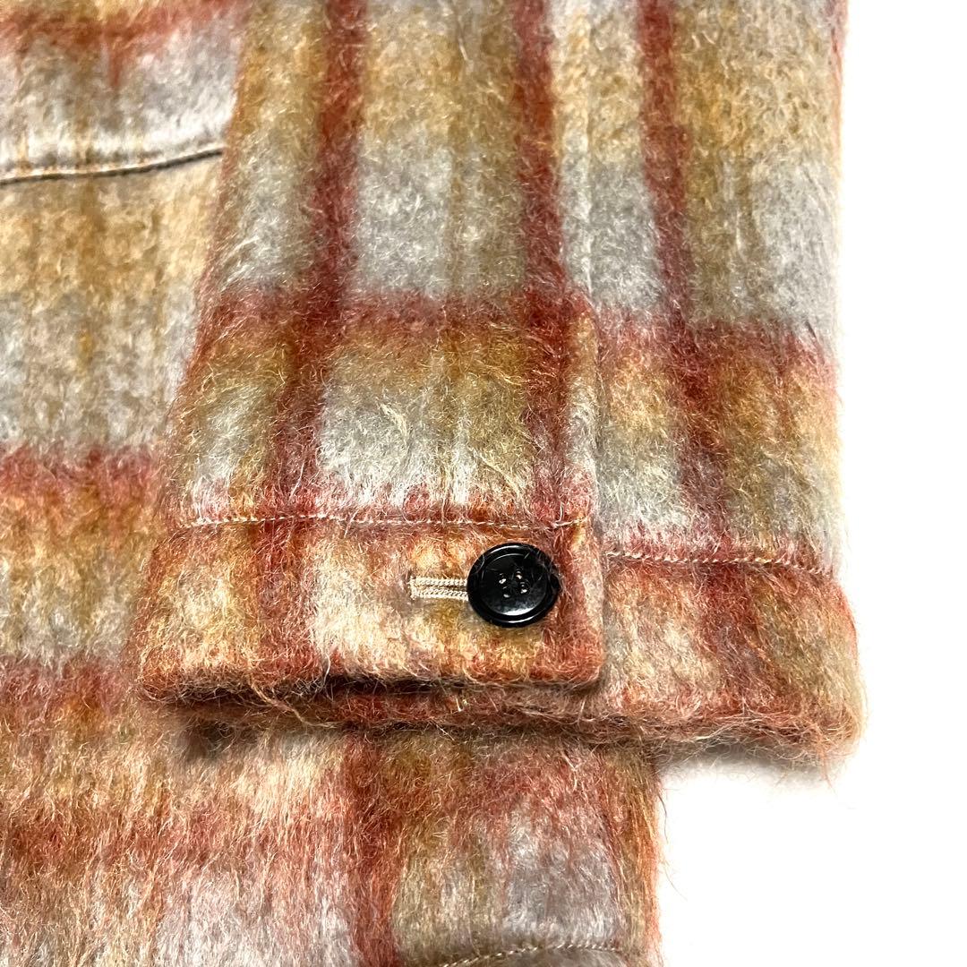 ★美品★MOHAIR SHAGGY★CPOジャケット★Mサイズ★ブラウン系★