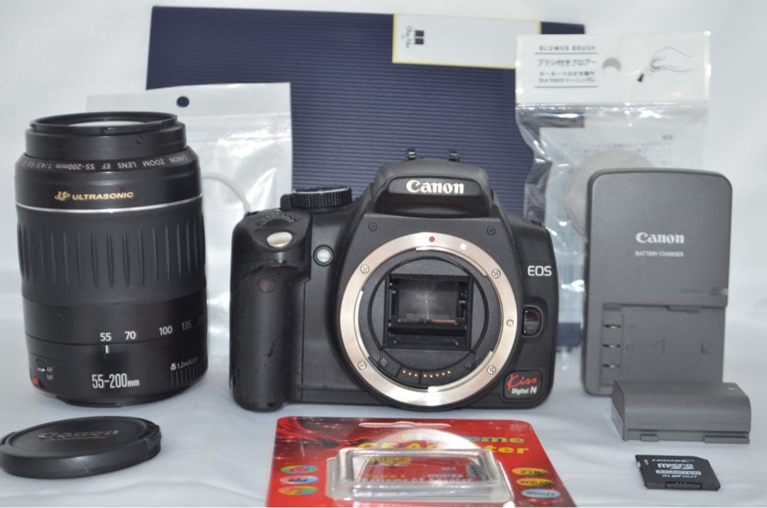 ❤初心者にオススメ❤Canon kiss N❤スマホに転送❤望遠レンズ❤