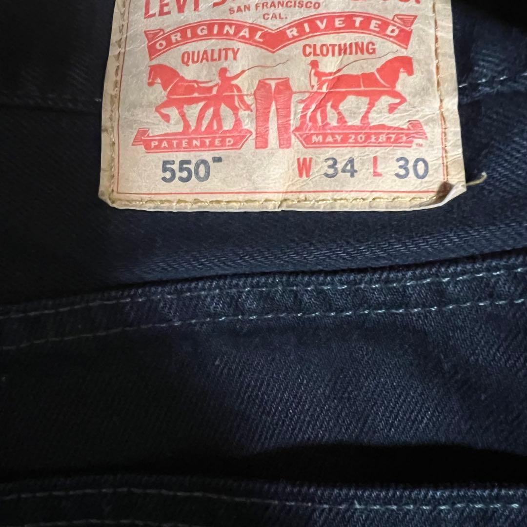 リーバイス 550 ブラック W34 L30