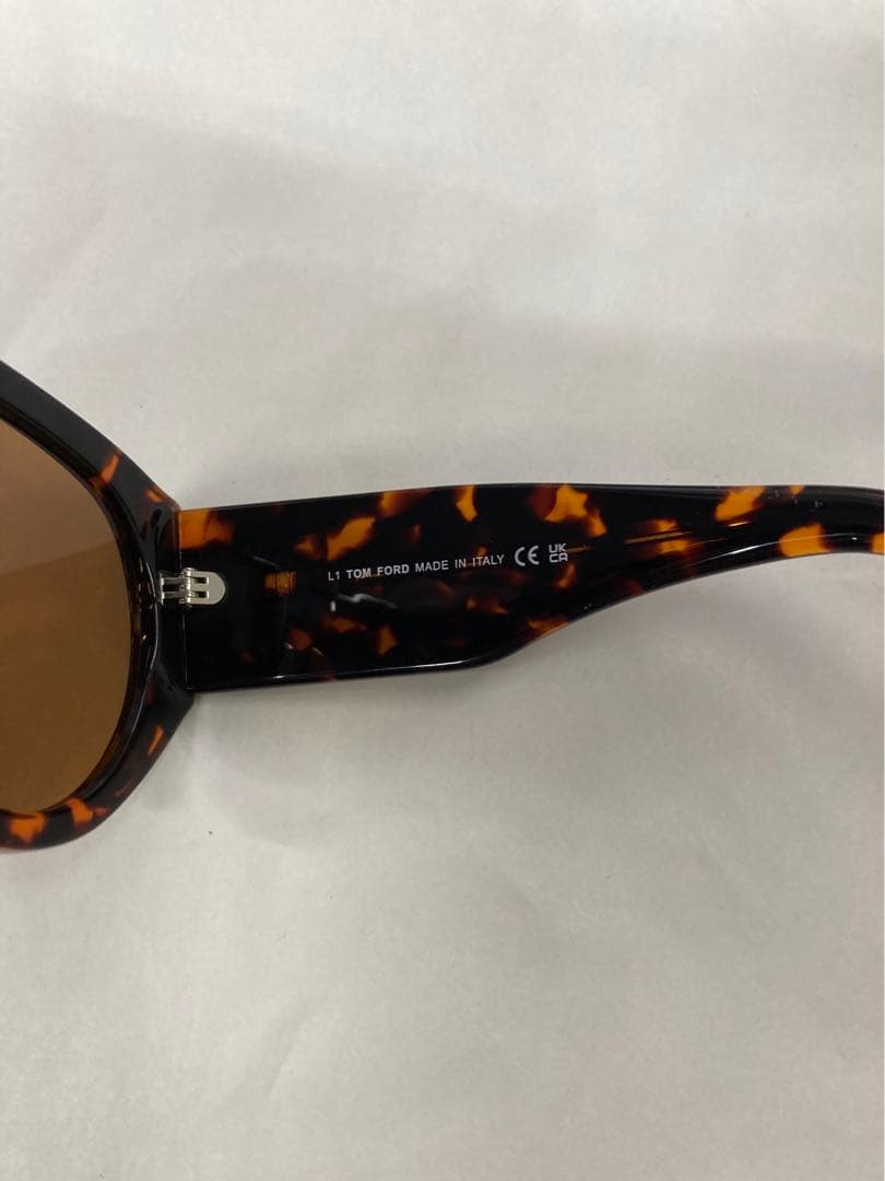 Tom fordトータスシェル ブラウンレンズ サングラス