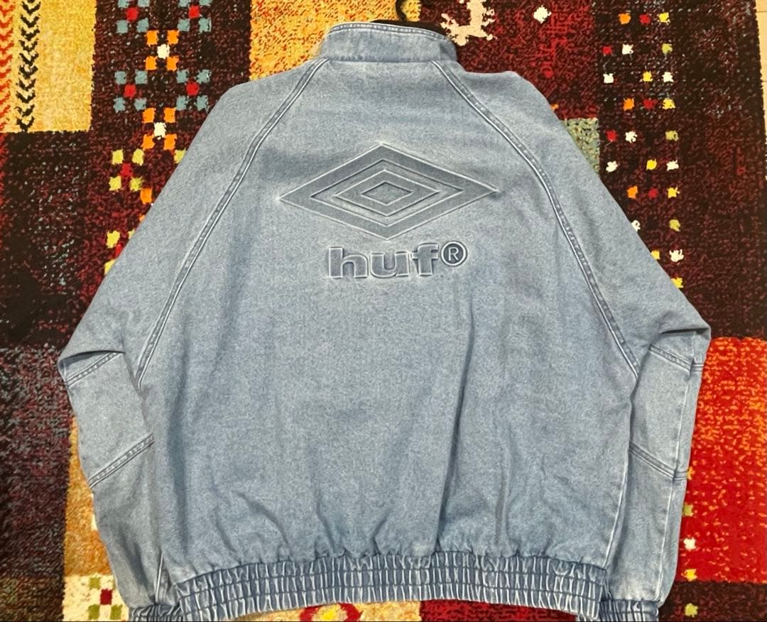 ☆美品☆ HUF×UMBROデニムジャケット ライトブルー　定価 37400