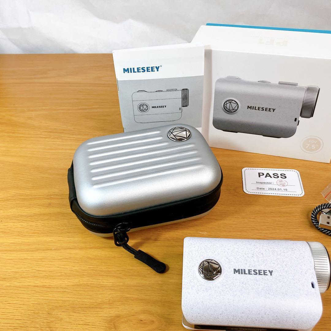 美品】MILESEEY PF1 ゴルフ用レーザー距離計 ケース付 距離測定器