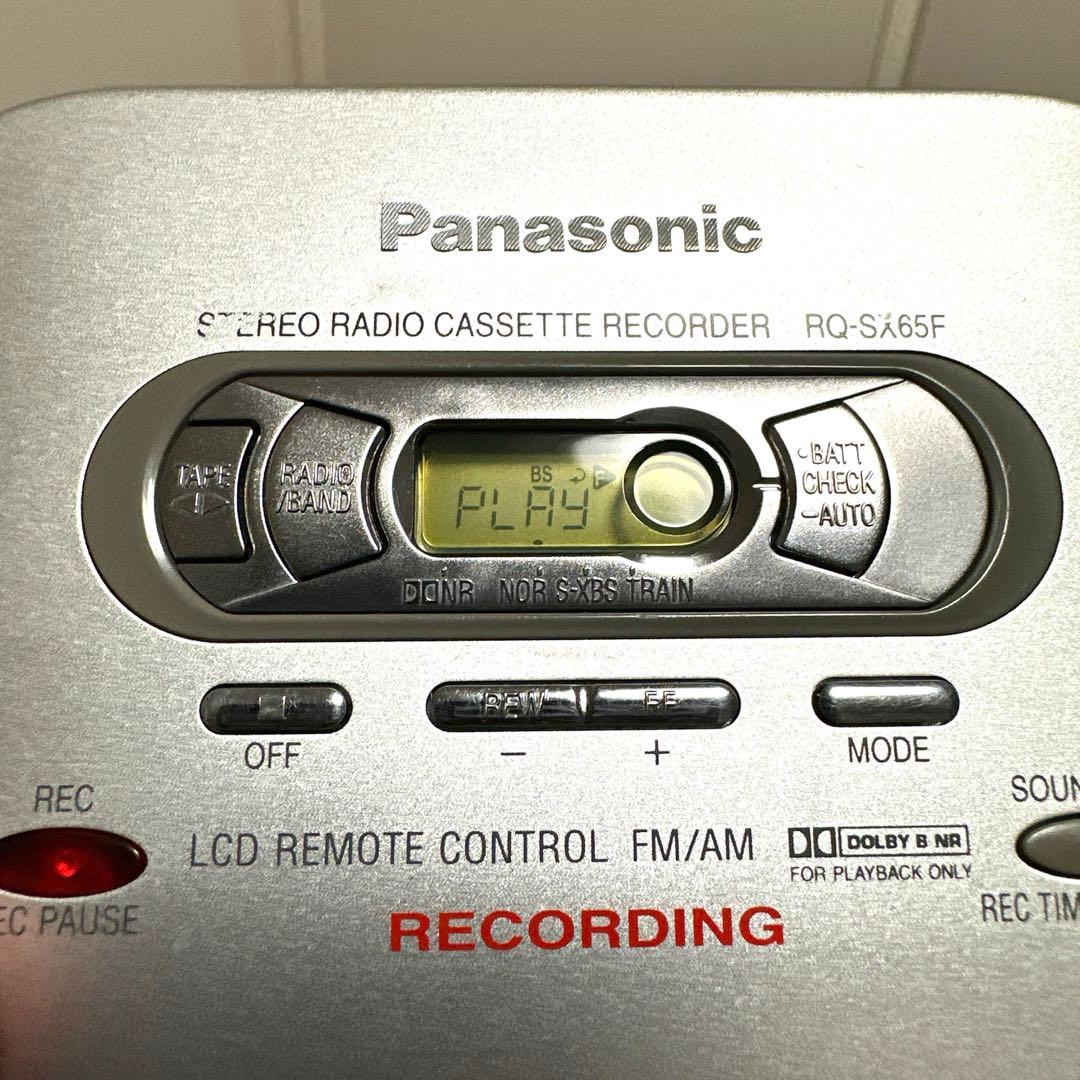 【美品DE修復品】Panasonic カセットプレーヤー RQ-SX60F