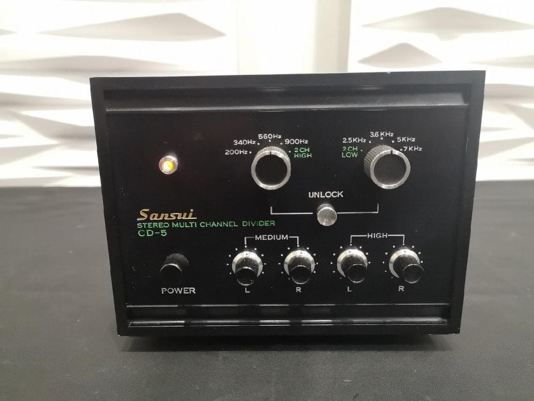 ◆大感謝祭!! SANSUI CD-5 チャンネルデバイダー m0o8697