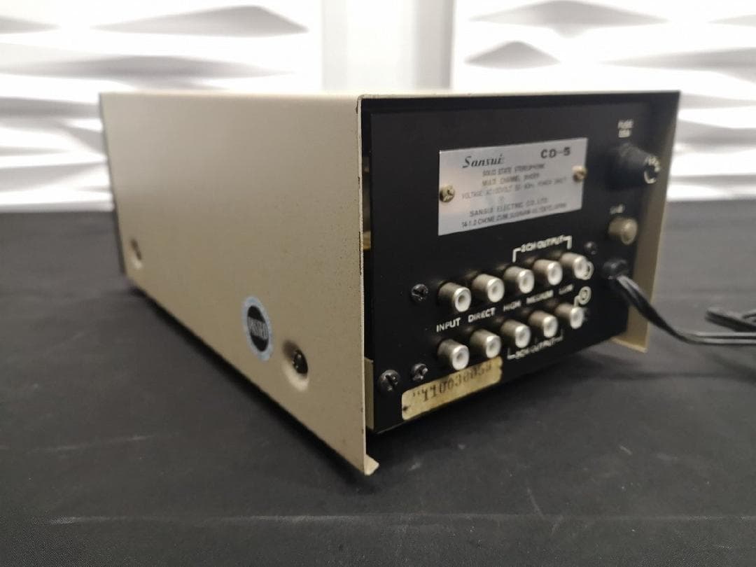 ◆大感謝祭!! SANSUI CD-5 チャンネルデバイダー m0o8697