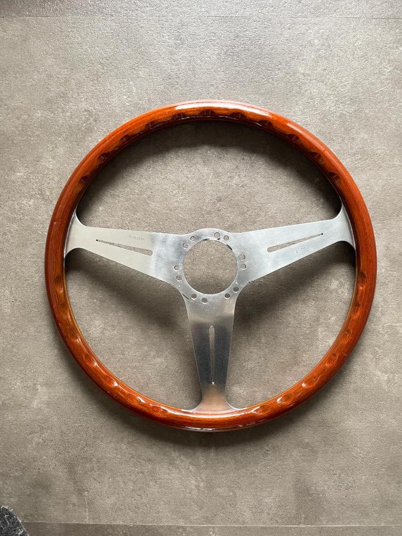 【直径約39cm】当時物 NARDI クラシックウッドステアリング 希少サイズ