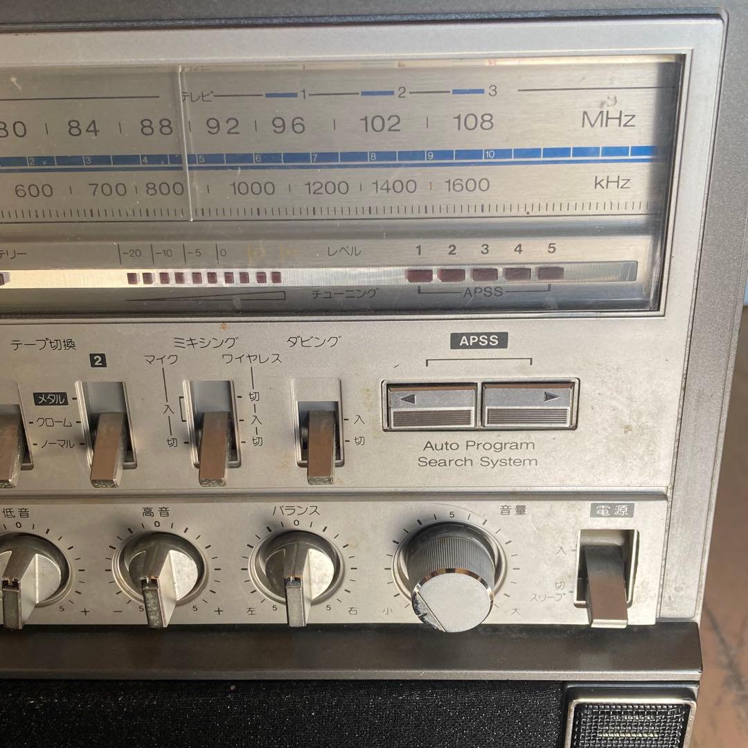 【訳あり】シャープ サーチャーW ラジカセ　GF-868