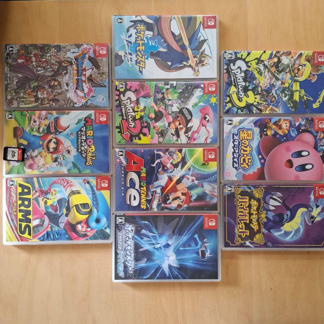 Switchソフト11本まとめ売り！スマブラ(訳あり)・ポケモン・スプラ3他