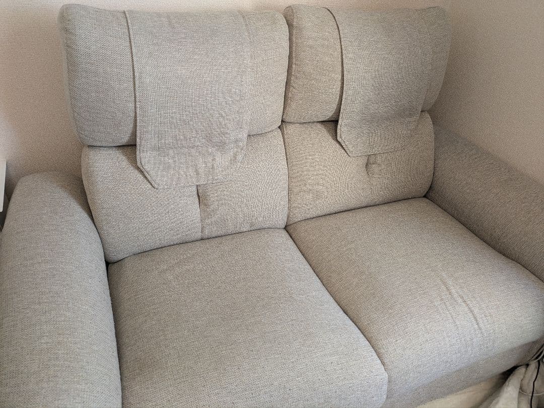 電動リクライニングソファ　ニトリ　2人掛けソファ