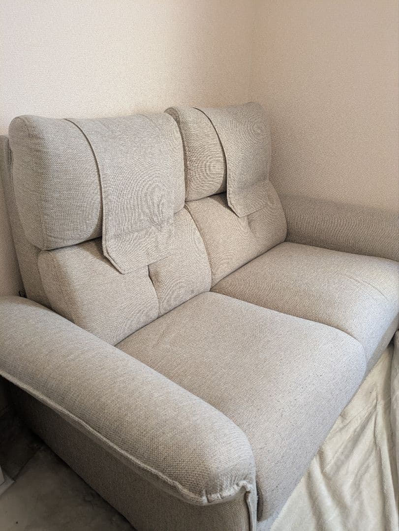 電動リクライニングソファ　ニトリ　2人掛けソファ