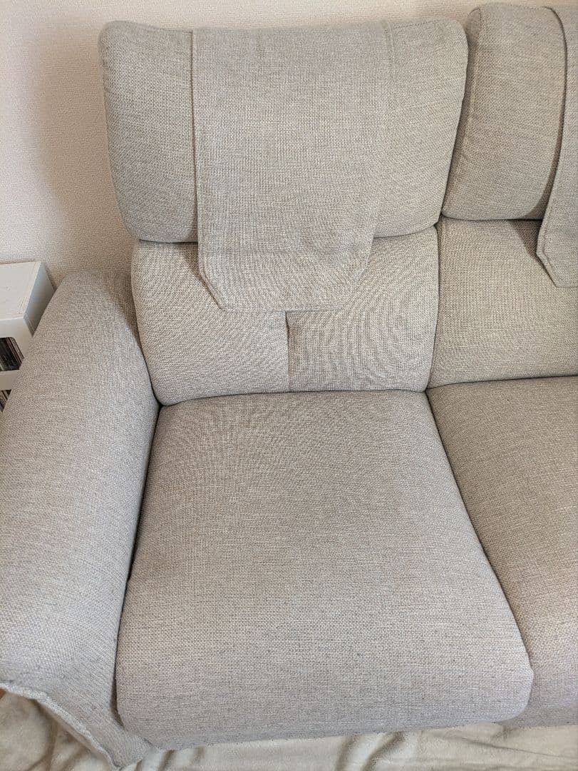 電動リクライニングソファ　ニトリ　2人掛けソファ