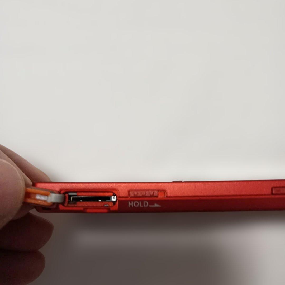 【美品】SONY　NW-A25ウォークマン　デジタルメディアプレイヤー　レッド