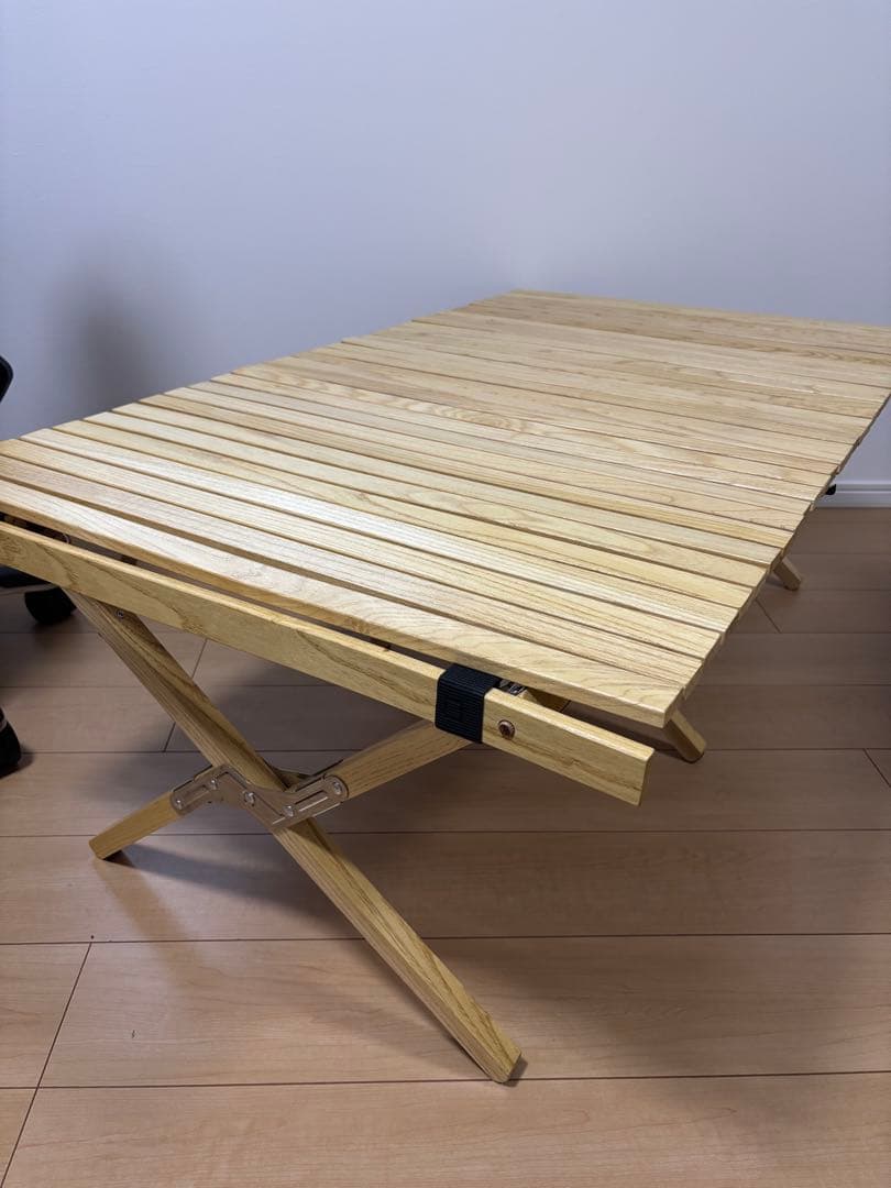 アウトプットライフ　ウッド ロールトップテーブル(L) OUTPUTLIFE