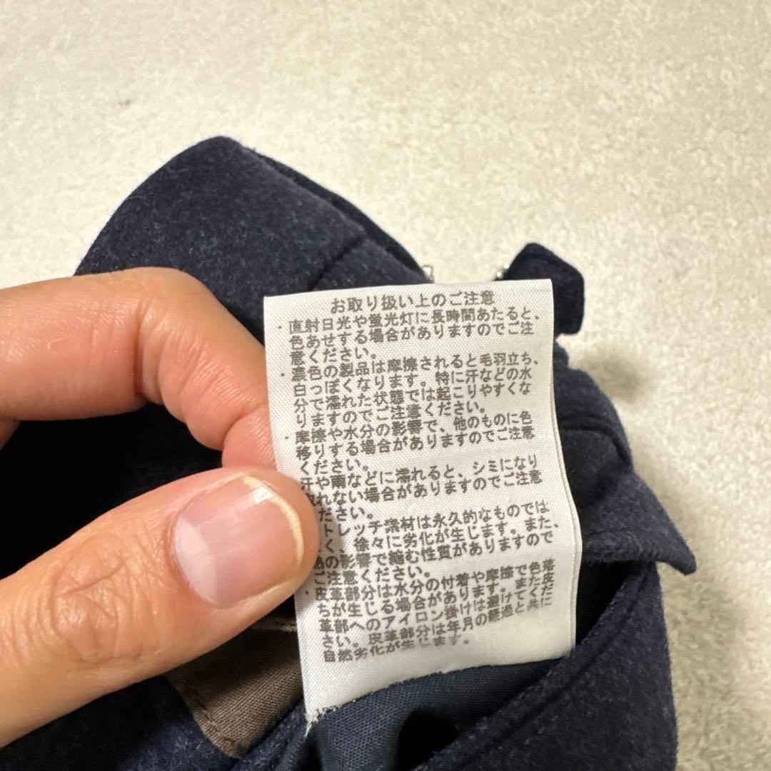 18 極美品　PT01 ピーティーゼロウーノ　スラックス　ネイビー　46 M