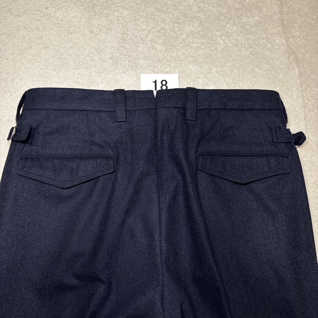 18 極美品　PT01 ピーティーゼロウーノ　スラックス　ネイビー　46 M