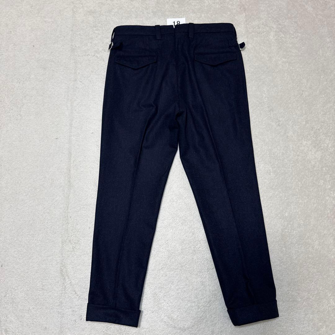 18 極美品　PT01 ピーティーゼロウーノ　スラックス　ネイビー　46 M