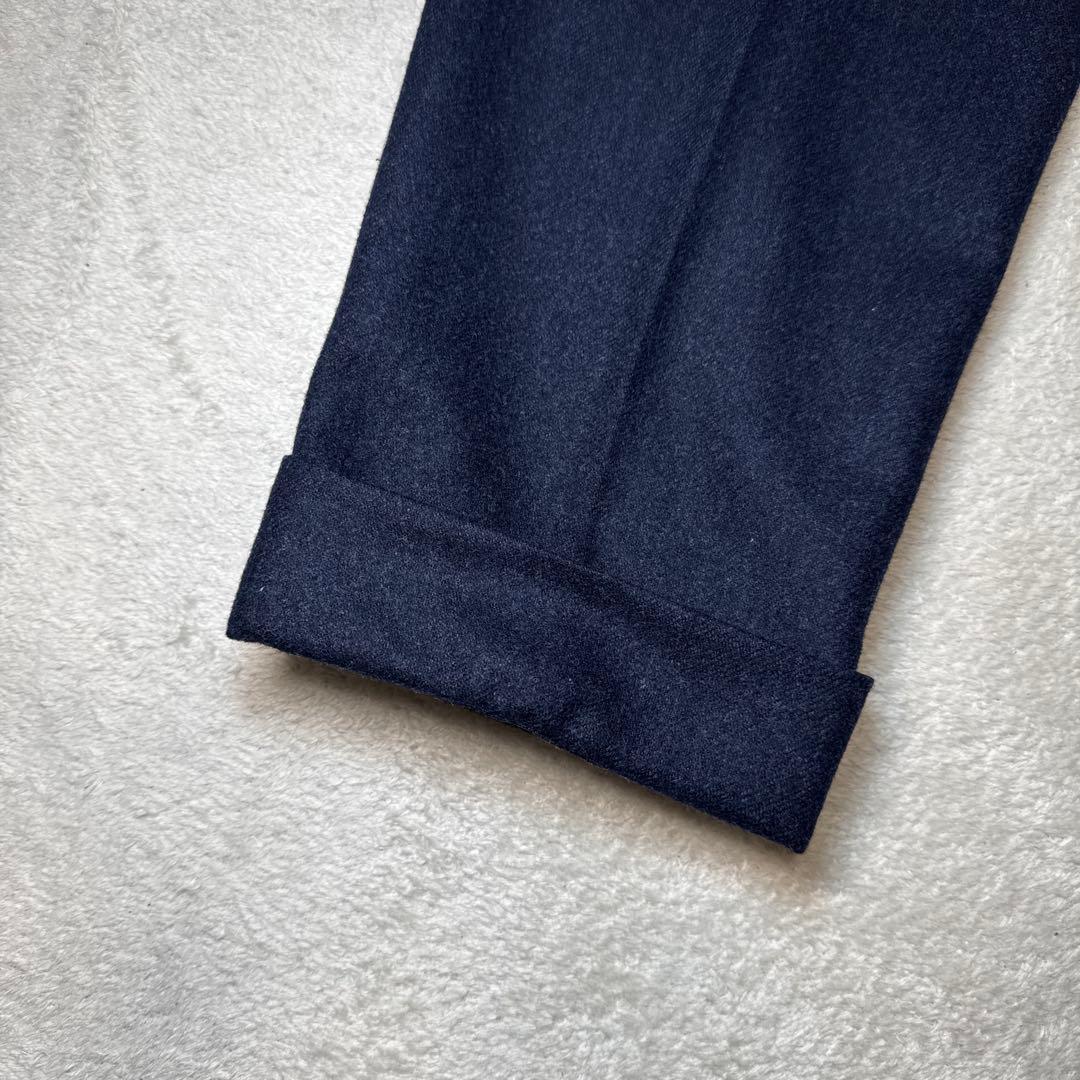 18 極美品　PT01 ピーティーゼロウーノ　スラックス　ネイビー　46 M