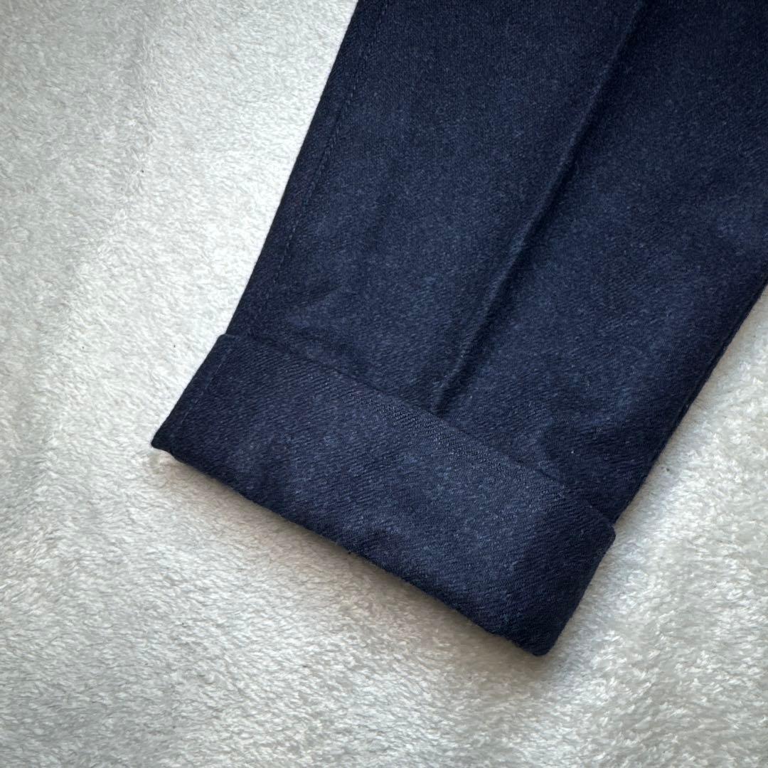 18 極美品　PT01 ピーティーゼロウーノ　スラックス　ネイビー　46 M