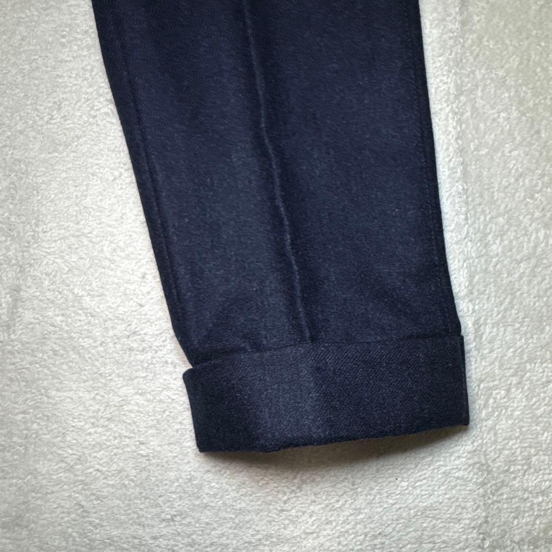 18 極美品　PT01 ピーティーゼロウーノ　スラックス　ネイビー　46 M